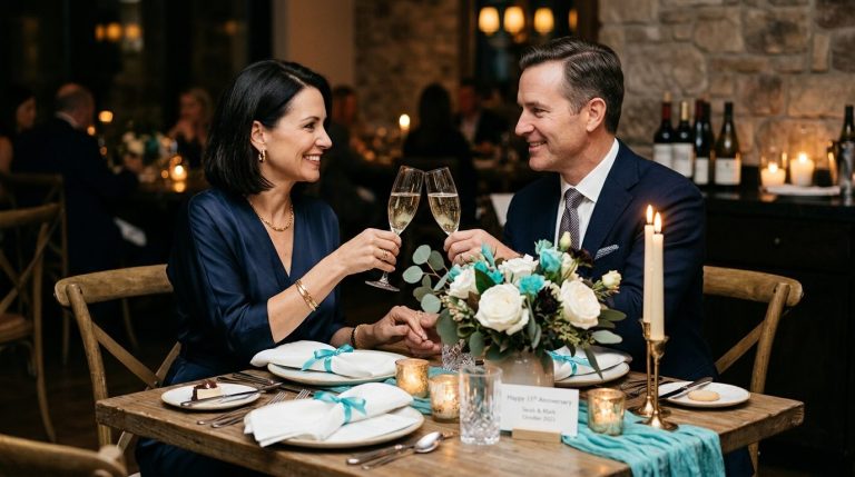 18 ans de mariage : noces de turquoise et idées cadeaux