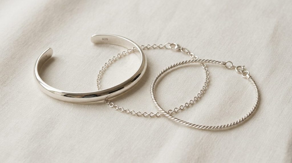 Bracelet en argent 925 massif : collections femme et homme