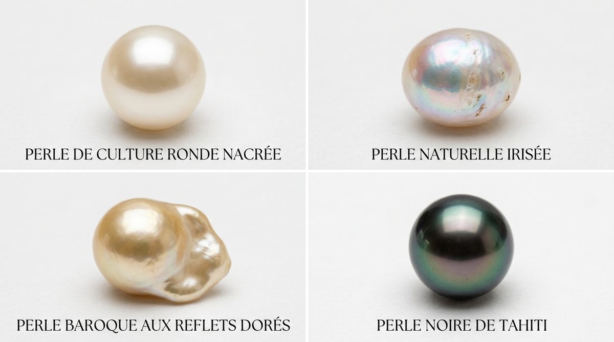 bague perle — image 1