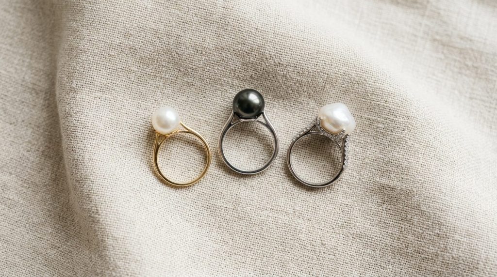 Bague perle femme : collections élégantes à découvrir