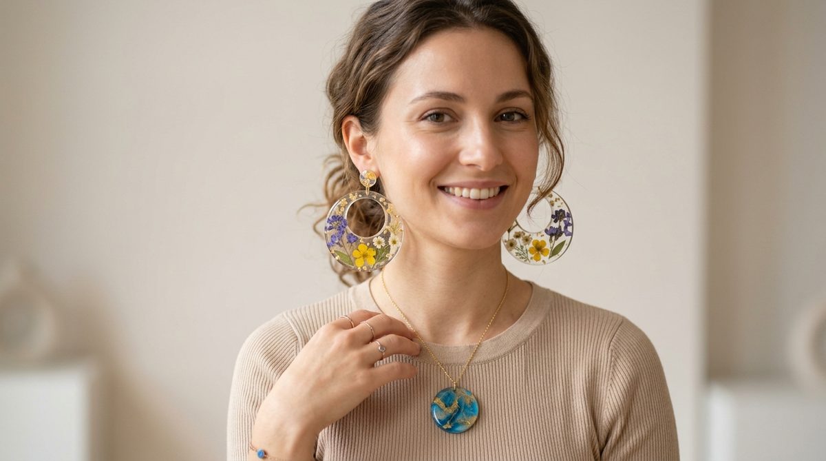 bijoux resine — image 1