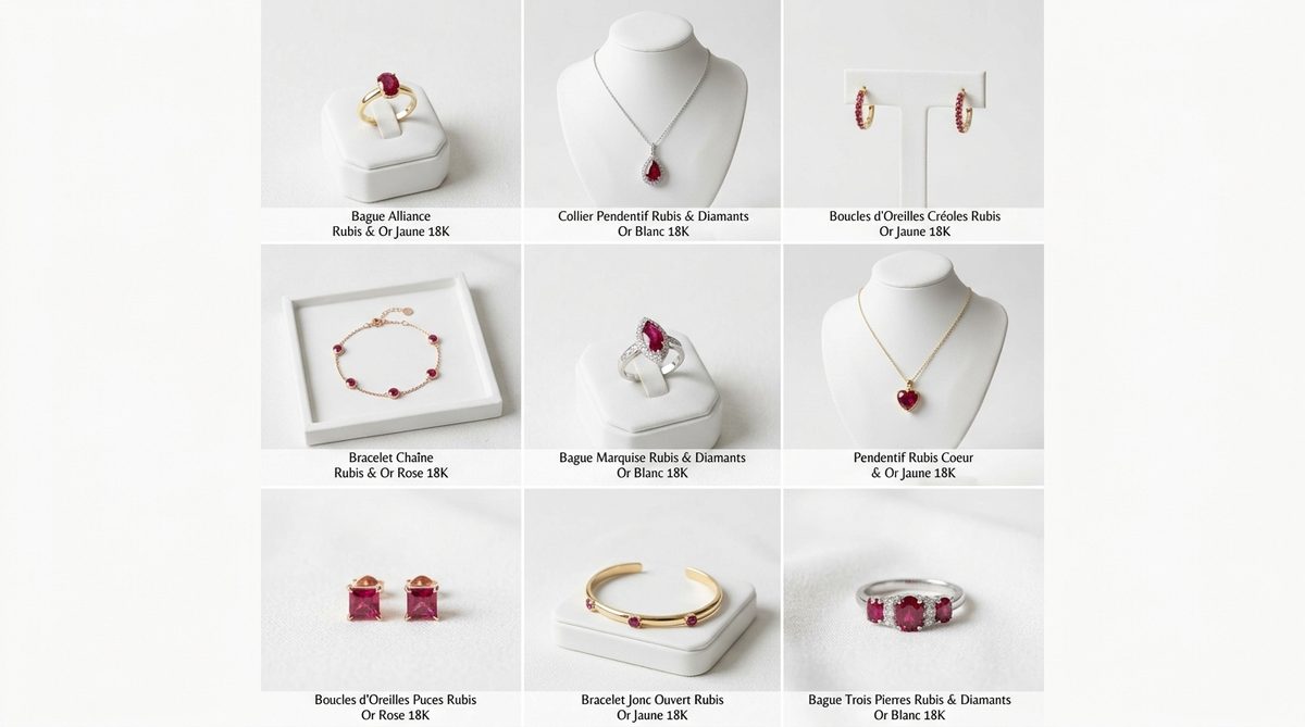 bijoux rubis — image 1
