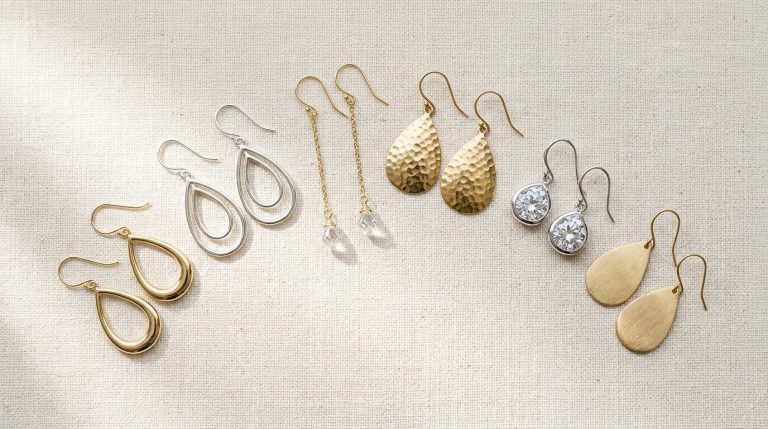 Boucles d'oreilles goutte : élégance et féminité