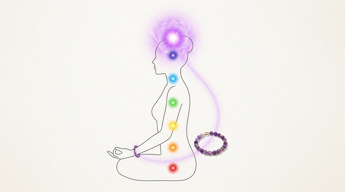 bracelet amethyste — image 1