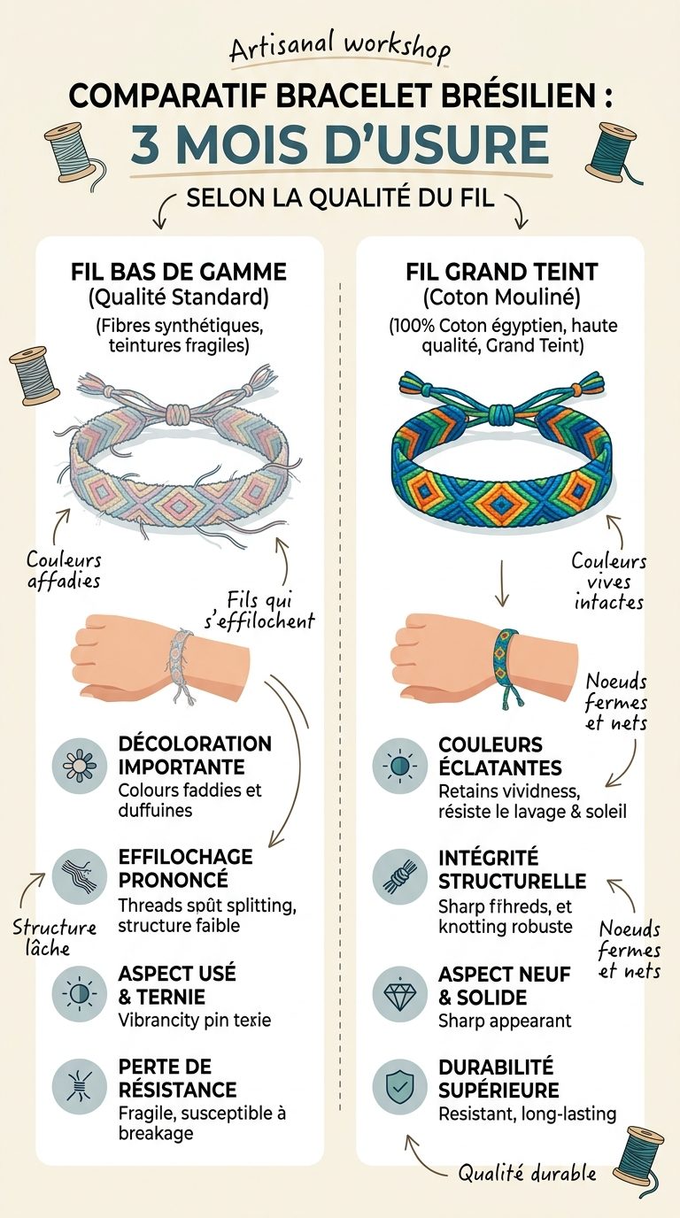 bracelet brésilien fil — image 2