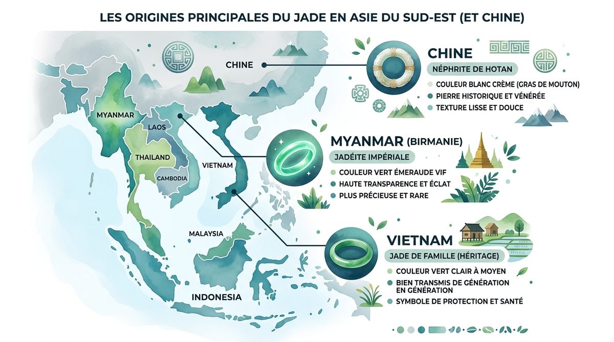 bracelet en jade — image 2
