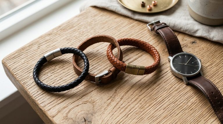 Bracelet homme en cuir : choisir, porter et entretenir