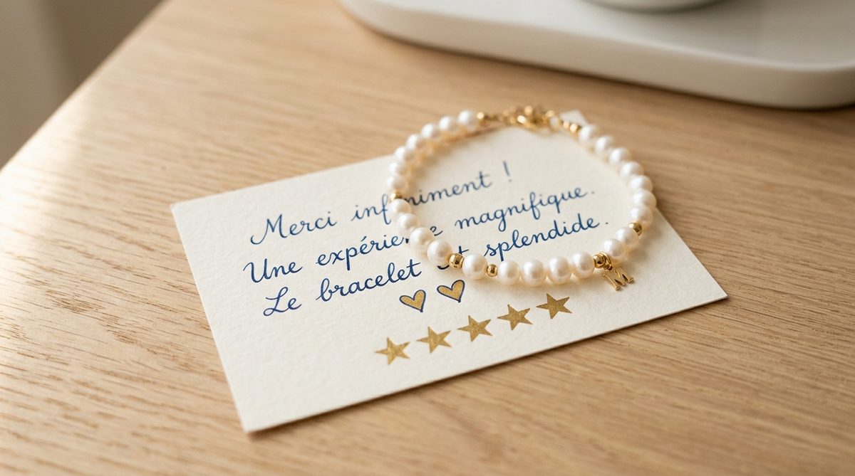 bracelet perle femme — image 2
