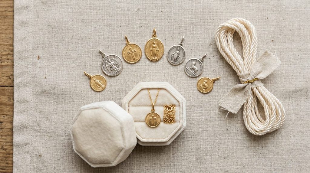 Choisir sa médaille de baptême : guide complet 2026