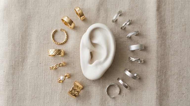 Earcuff femme : collection bijoux oreille sans perçage