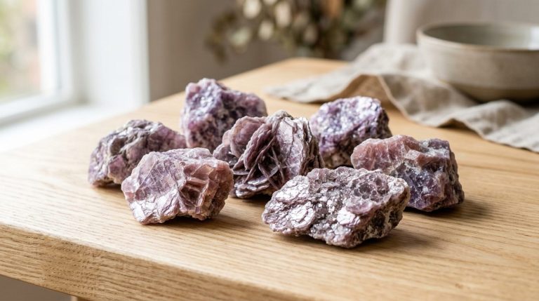 Lépidolite : minéral, propriétés et utilisations complètes
