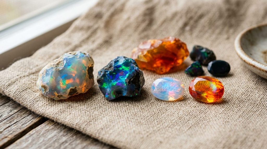 Opale pierre : origines, vertus et utilisation en bijoux