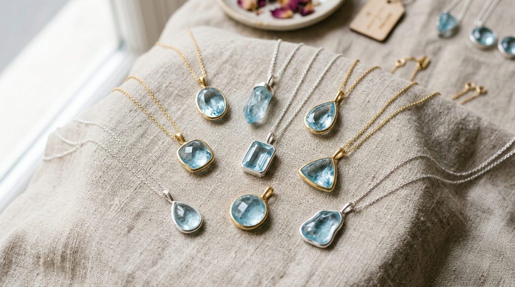 Pendentif Aigue-Marine : Découvrez Notre Collection