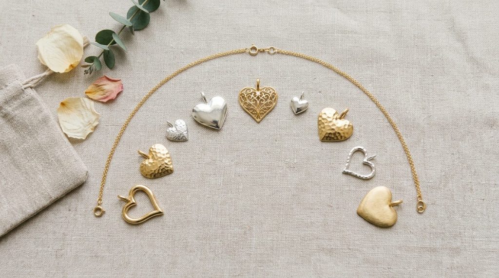 Pendentif cœur : trouver le bijou idéal selon son budget