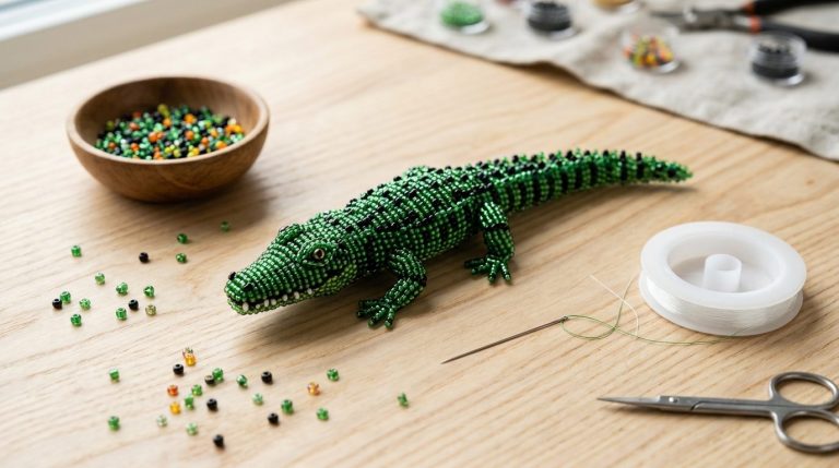 Perles crocodile : créer un animal DIY pas à pas