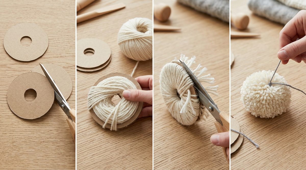 pompon en laine — image 1