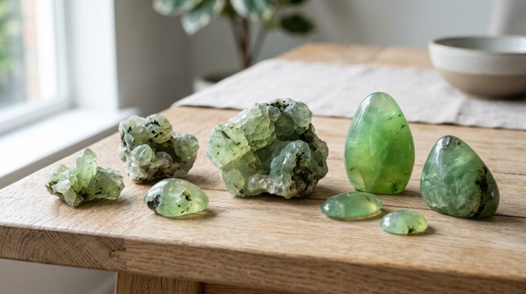 Prehnite : définition, vertus et utilisations en bijoux