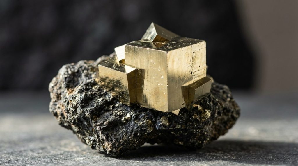 Pyrite : pierre aux reflets d’or, vertus et propriétés
