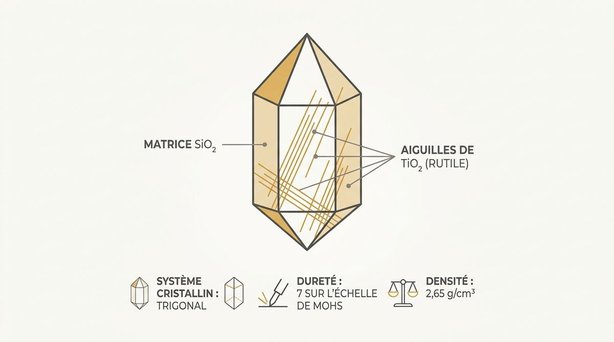 quartz rutile — image 1
