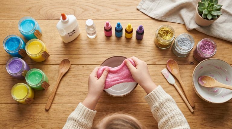 Recette slime facile et sans borax pour enfants
