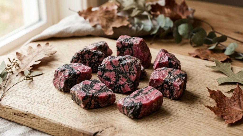 Rhodonite : vertus, propriétés et bienfaits en lithothérapie