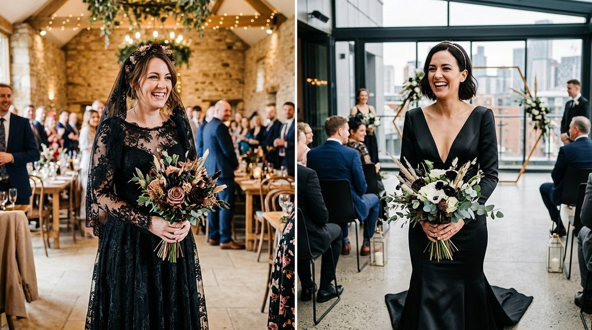 robe de mariée noire — image 2