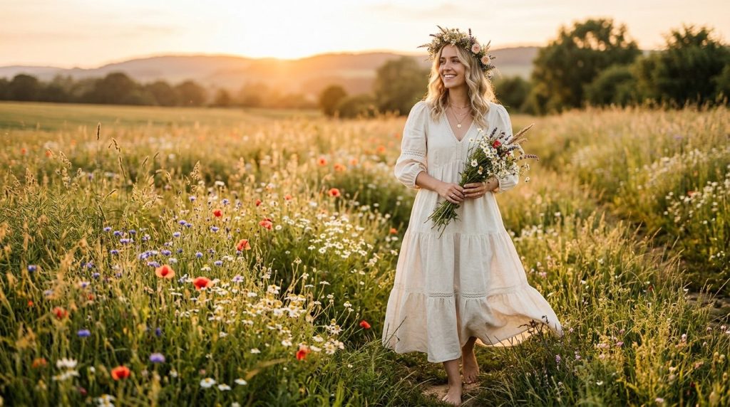 Robe pour mariage champêtre : sublimer votre style naturel