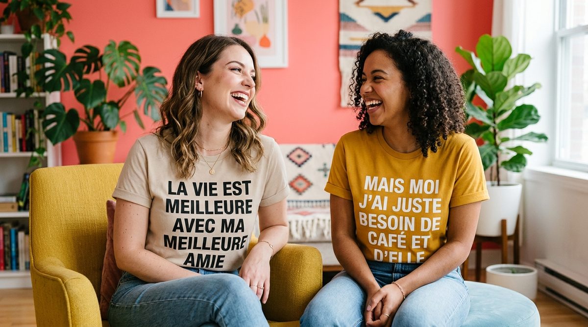 tee shirt amitie — image 1