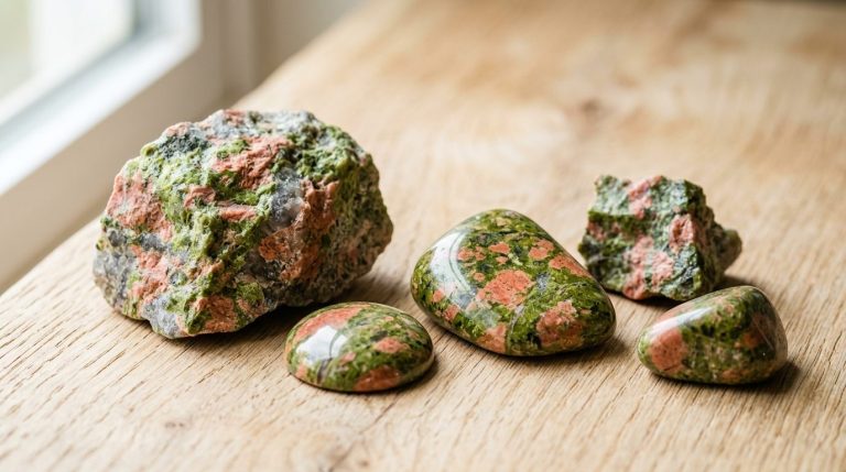 Unakite : vertus, propriétés et usages en lithothérapie